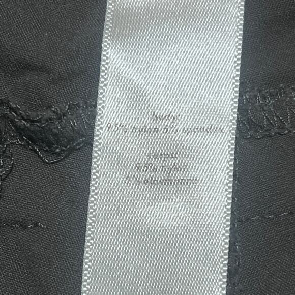 Lucy Women’s M Short Yoga Travel Pants Gray Stretch Straight Leg - Picture 4 of 10